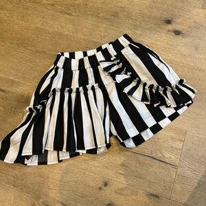 Marquez Almeida Striped girls ruffle Skorts shorts skirt